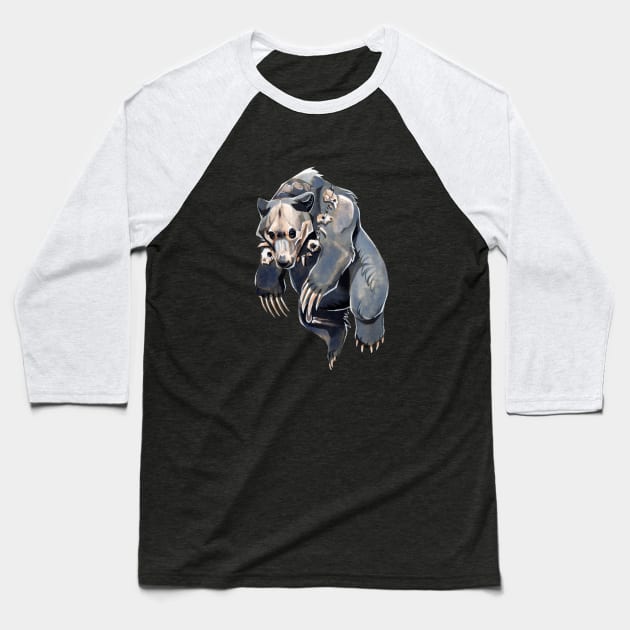 The God of Death Baseball T-Shirt by Thanda